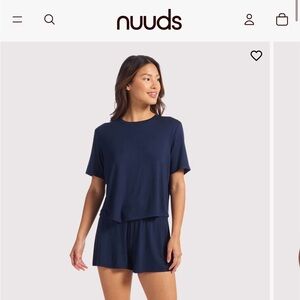 Nuuds Pajamas Shorts set